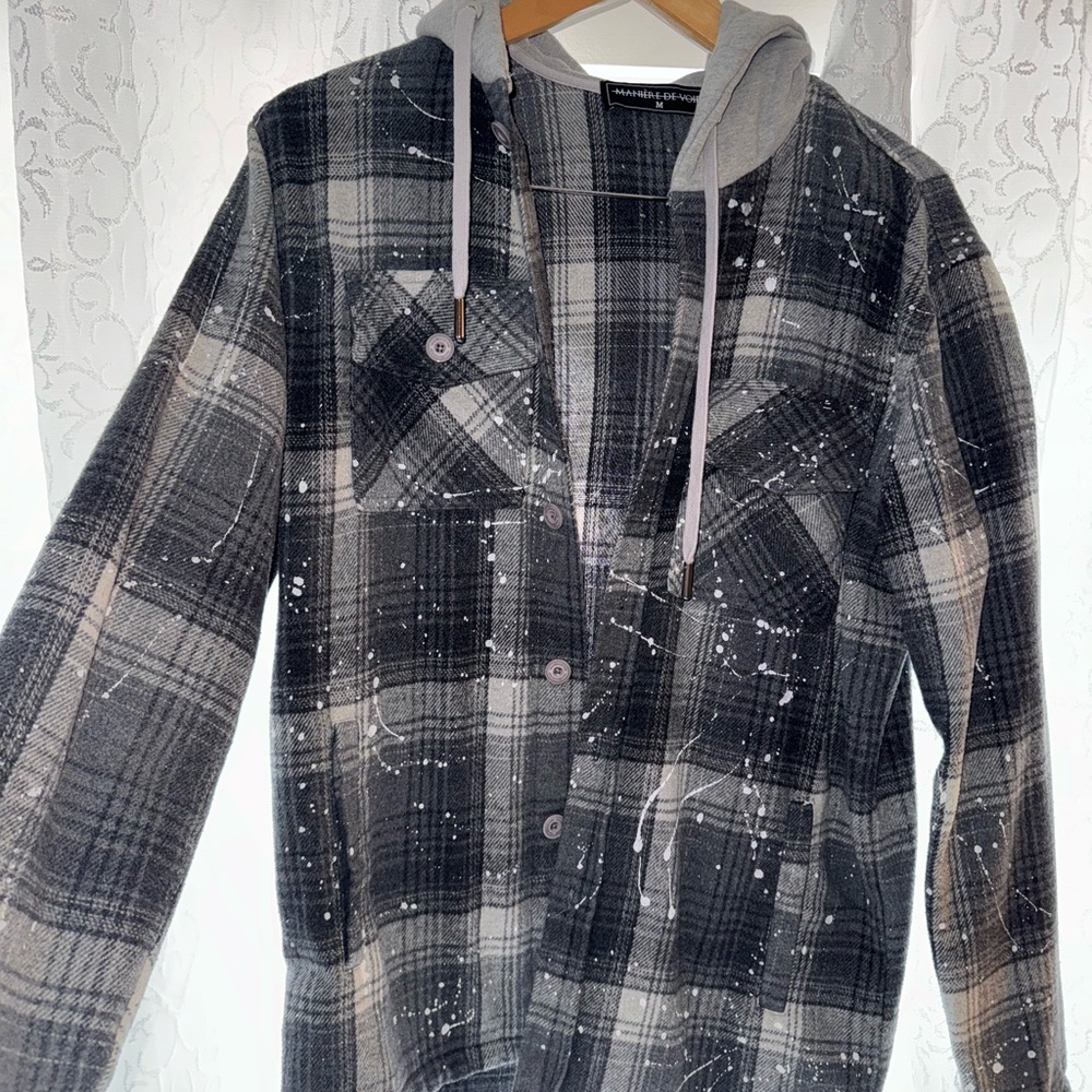 Maniere De Voir Men’s Button Up Jacket